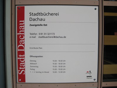 Leitsystem Rathaus Dachau